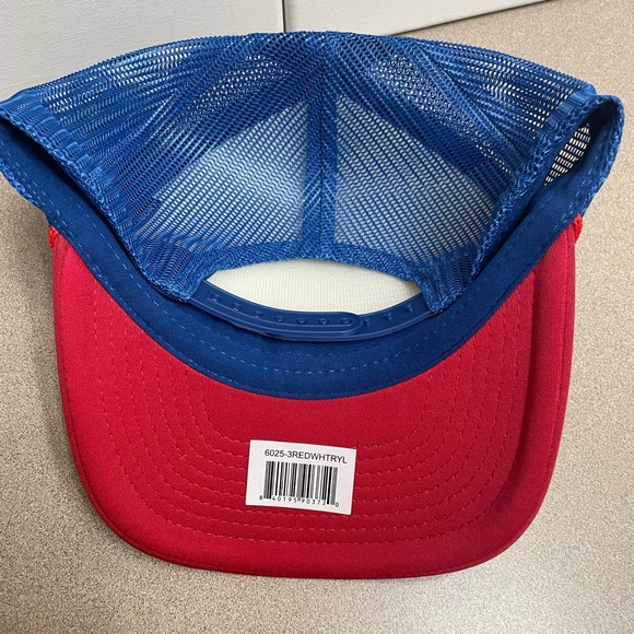 Soccer .COM Hat Cap Snapback Mesh Rope RWB 40 Years Since 1984 Trucker New - Picture 3 of 4